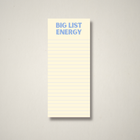 Big List Energy – To-Do List Pad