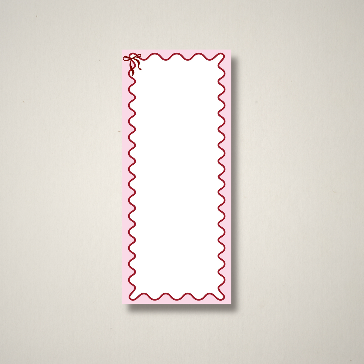 Put a bow on it – To-Do List Pad