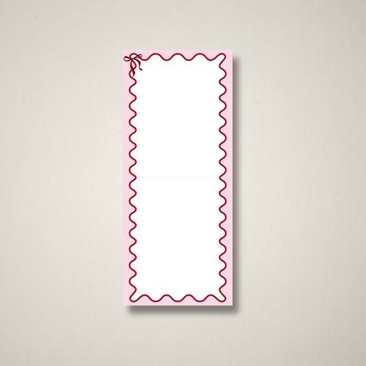 Put a bow on it – To-Do List Pad