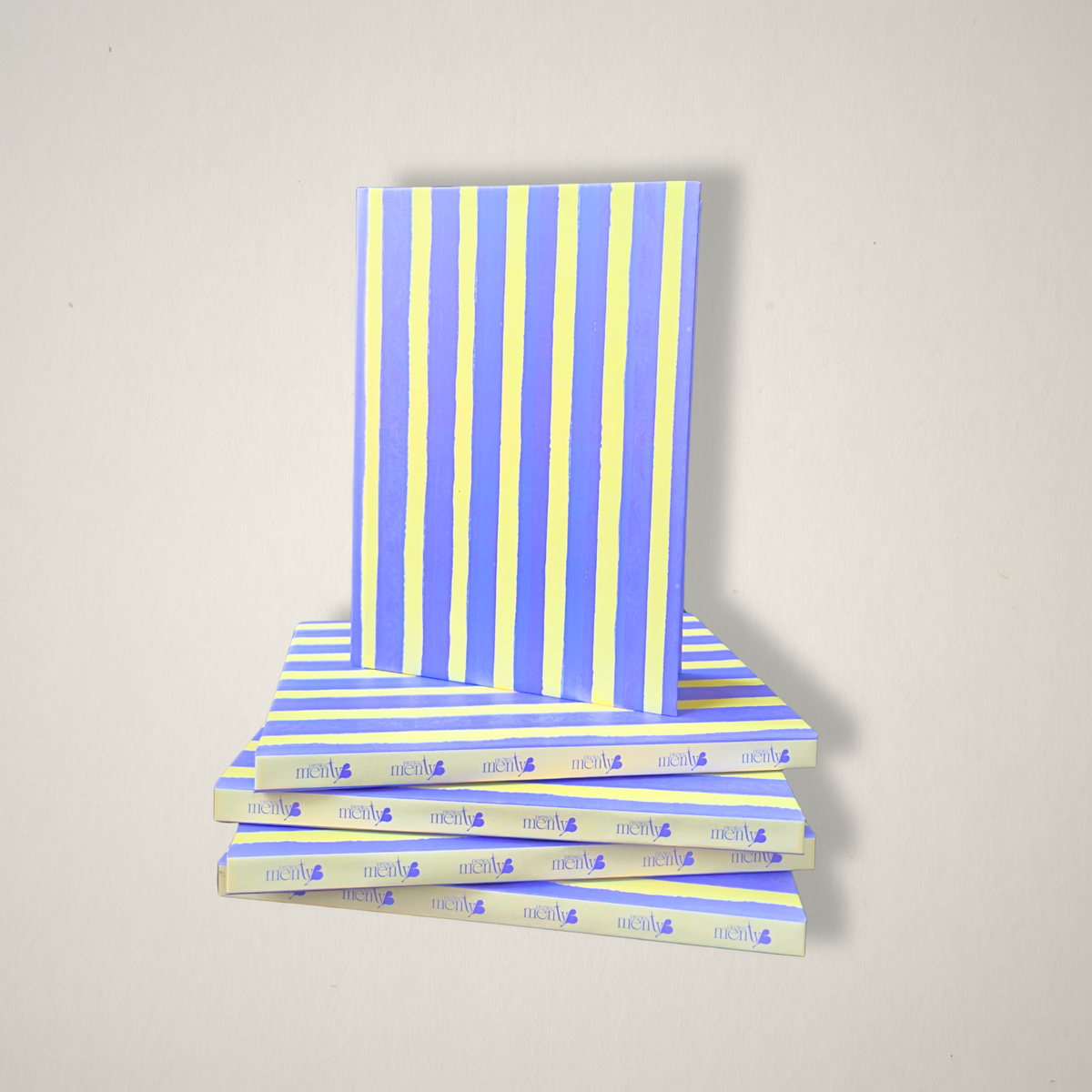 Stripey – Hardcover Blank Notebook