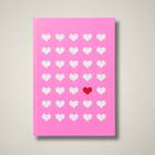 Spot the Heart – Hardcover Blank Notebook