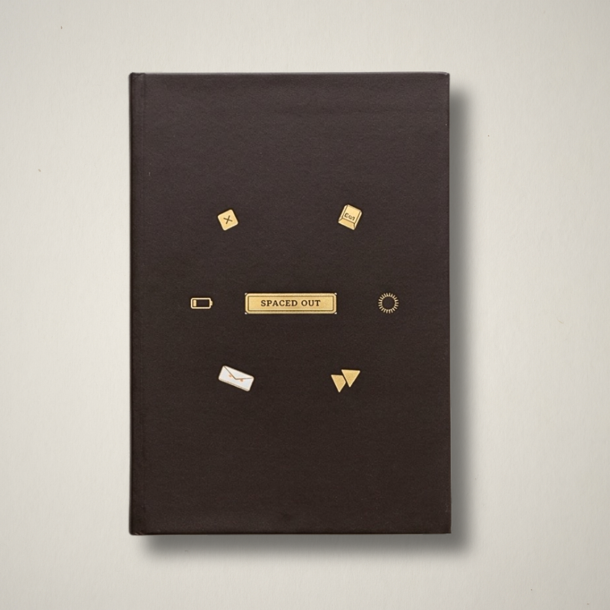 Spaced Out – Hardcover Blank Notebook