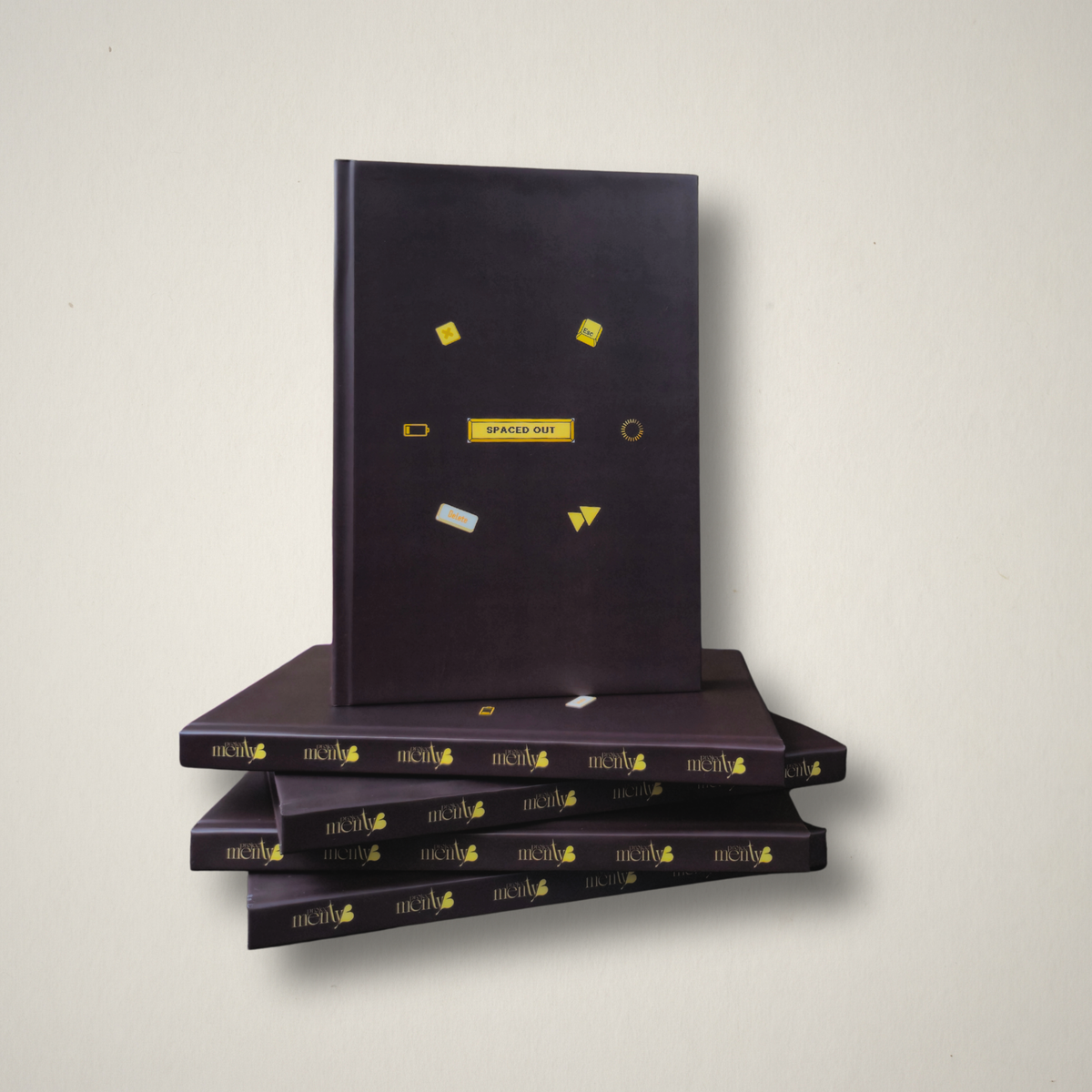 Spaced Out – Hardcover Blank Notebook