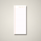 Today's Chaos List – To-Do List Pad